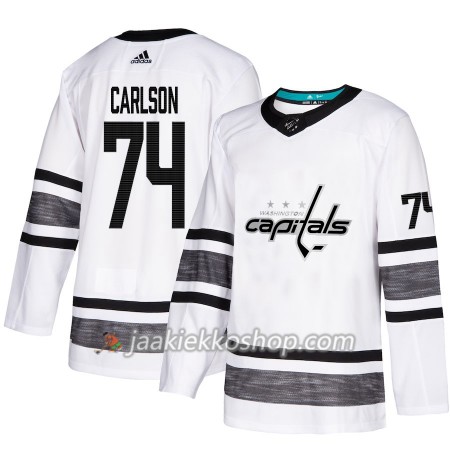 Miehille NHL Washington Capitals Pelipaita John Carlson 74 Valkoinen 2019 All-Star Adidas Authentic